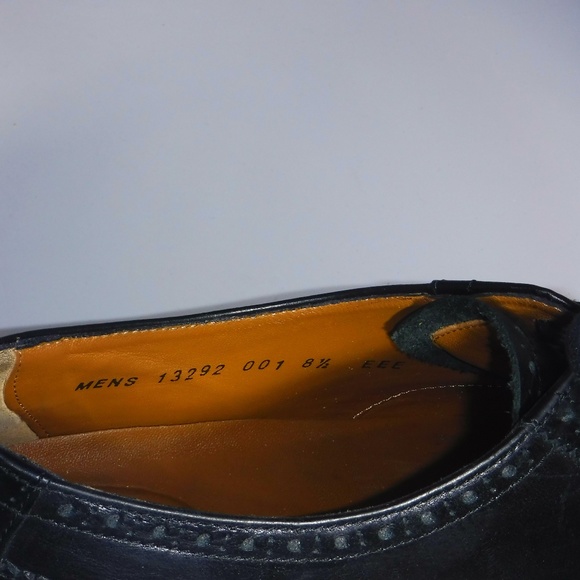 Florsheim Imperial Black Cap Toe Oxfords Sz 8.5 - Picture 5 of 8